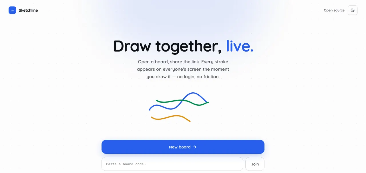 Sketchline — Real-Time Collaborative Whiteboard screenshot